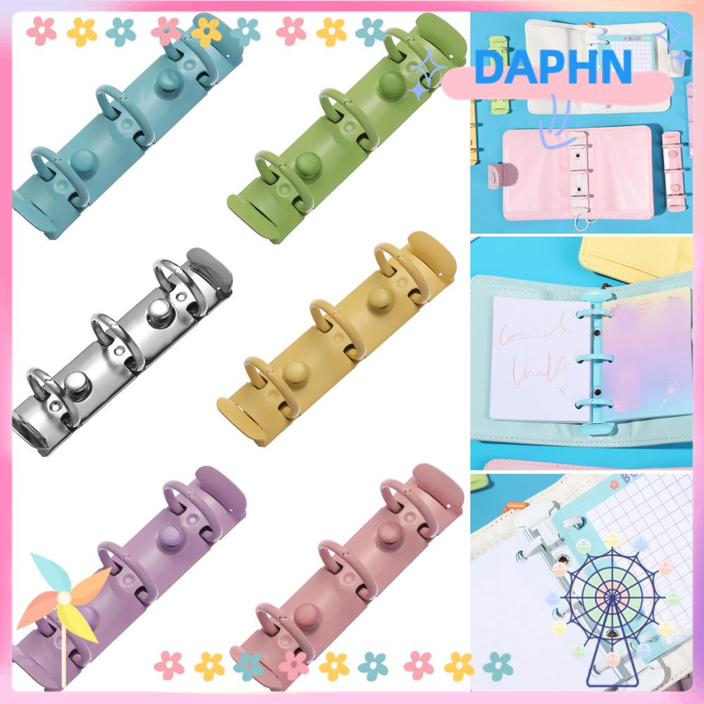 DAPHNE Papelaria Clip Material De Escritório Pasta De Arquivo De Folha Solta Novo Acessório De Bloco De Notas 3 Furos DIY Refilável