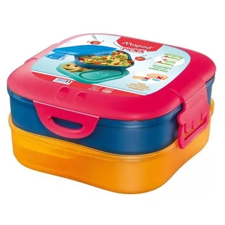 Pote de plástico 3 em 1 Picnik Concept Kids Rosa 1,4L 870701 Maped