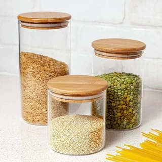 Pote Acrílico Hermético Com Tampa Redonda Plástico Super Vedação 900ml , 700ml E 450ml MIMI