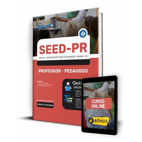 Apostila SEED-PR 2023 - Professor - Pedagogo | Shopee Brasil