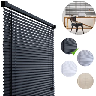 Cortina Persiana para quarto cozinha escritório De pvc Horizontal 100x130cm