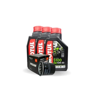 Kit Troca De Óleo e Filtro Xl 700 Transalp - Motul 5100 10w30