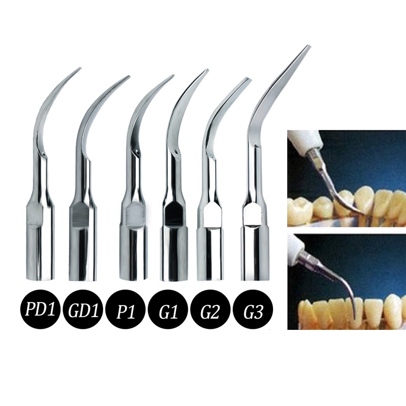 Dental Ultrasonic Scaler Tip Scaling Periodontics Endo Perio Tips Para Peça De Mão