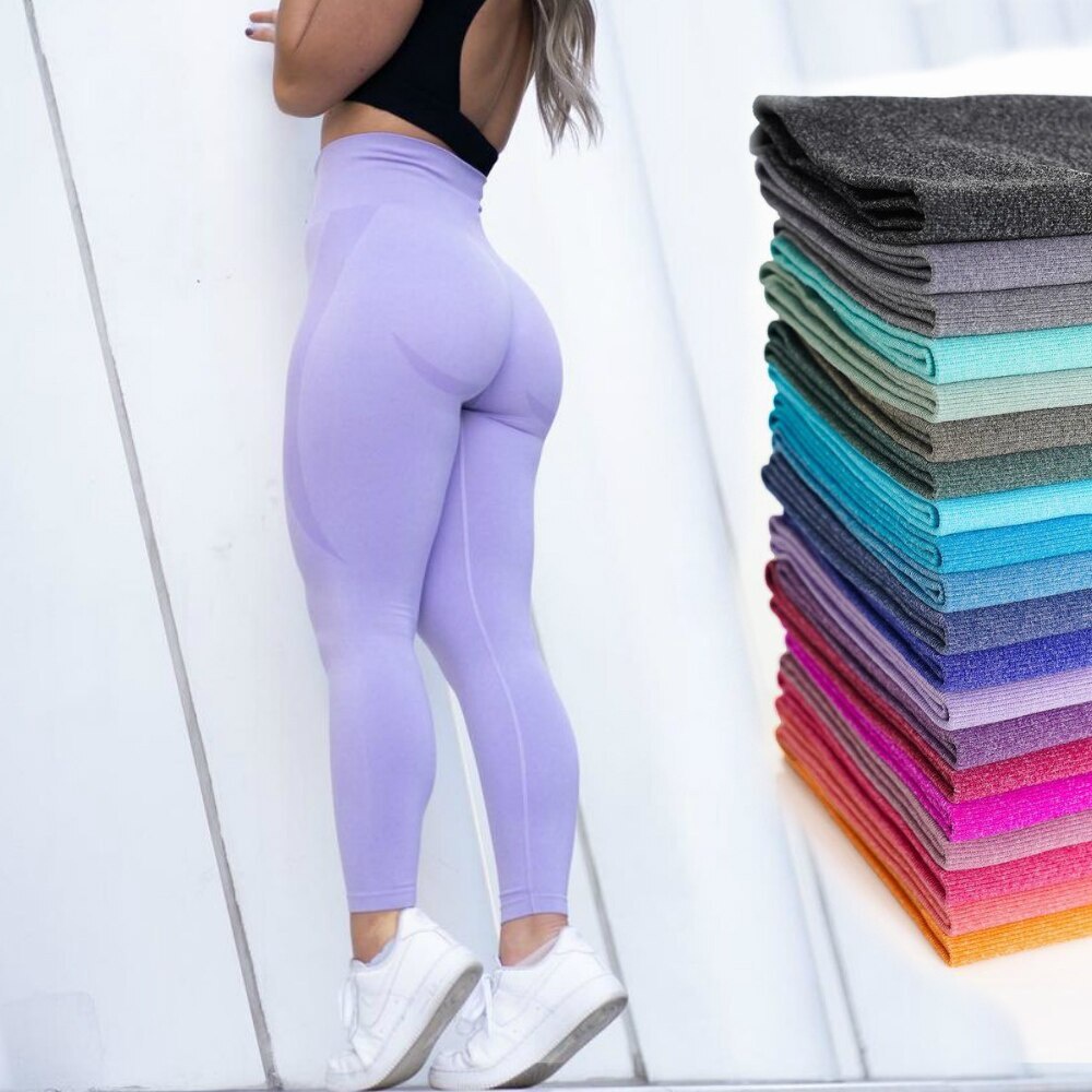 Calças de yoga de cintura alta roupa do esporte para a mulher