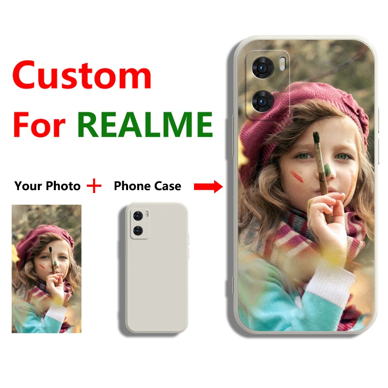 Capa Personalizada De Celular Para Realme C31 C33 C55 C30 C35 9i C25Y C21Y  C25S 8 C21 Narzo 50i 20 30A C15 C12 C11 6i 7i C3 C2 C15 C17 5i 5S