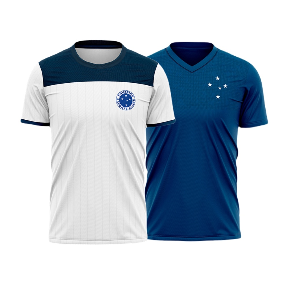 Camisa Cruzeiro Grasp Infantil Branca Branco