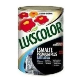 Tinta Esmalte Fosco Base Água Branco 900ml Lukscolor
