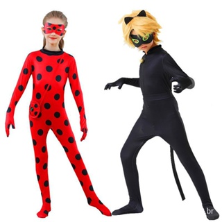 Ladybug e Cat Noir - Miraculous - Camarim - Aluguel de Fantasias