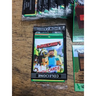 MINI KIT CARDS - MINECRAFT - Cards Figurinhas brincadeira de Bater Bafo ...