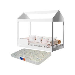 Cama Montessoriana Infantil Infantil Crystal com Colchão
