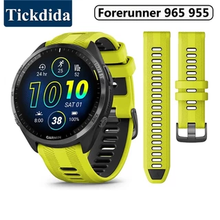 Pulseira De Reposição De Silicone Esportiva Para Garmin Forerunner 965 955 Solar 945 935 745 22mm Relógio
