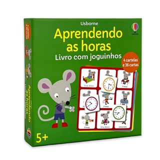 APRENDENDO AS HORAS LIVRO COM JOGUINHOS (de 2 a 4) A (SELO)