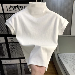Lovito Elegante Camiseta Feminina Lisa Básica LNE15039 (Branca)