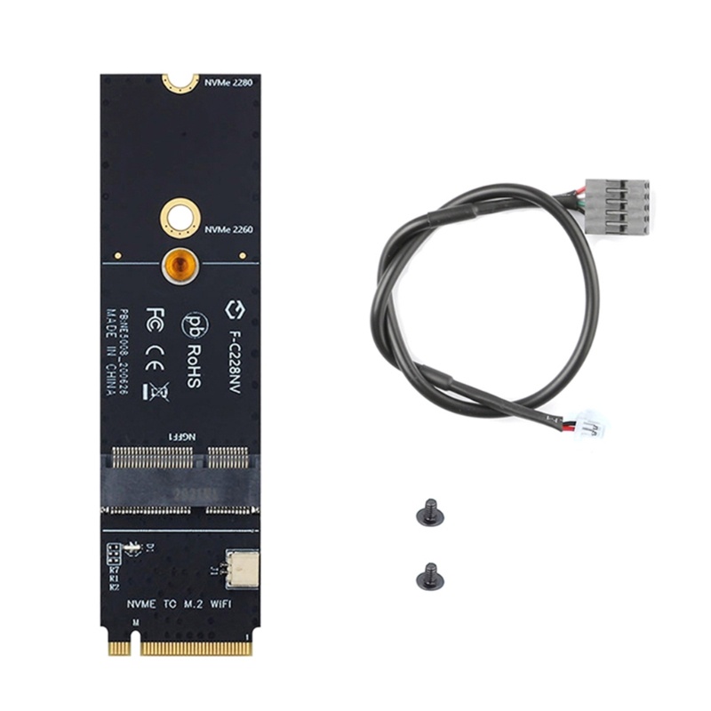 WIN M2Wireless NetworkCard NGFF M-Key Para A + E Slot Adaptador Conversor WIFi