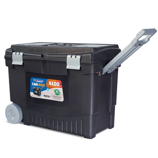 Caixa Maleta de Ferramentas Car Box C/ 2 Rodas Arqplast 5100 25371PM