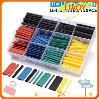 LIAOYING 164/328/560/750pcs Tubo De Encolhimento Térmico Novo Cobertura De Arame Isolado De Poliolefinas