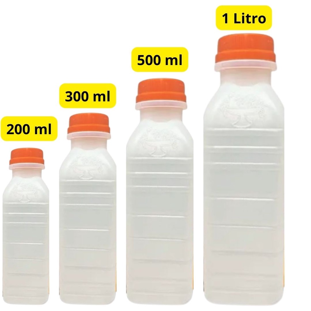 Set 6 Bottiglie HDPE Octopus - 30/50/100 Ml Con Tappi Colorati E Etichette - Made In Germany