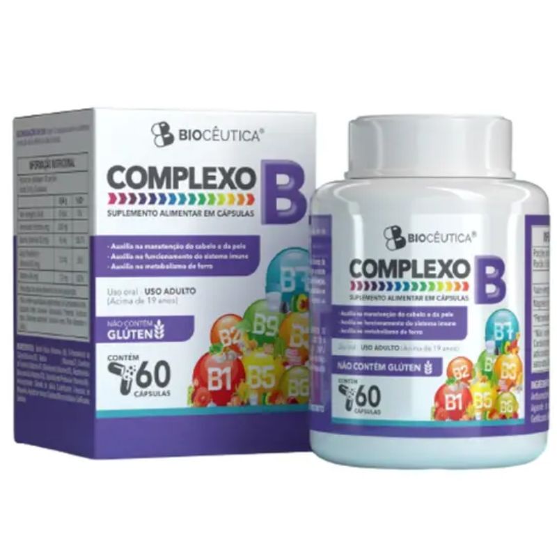 Cápsulas De Complexo B 500mg: Seu Impulso Diário De Energia Vitamina B1 ...