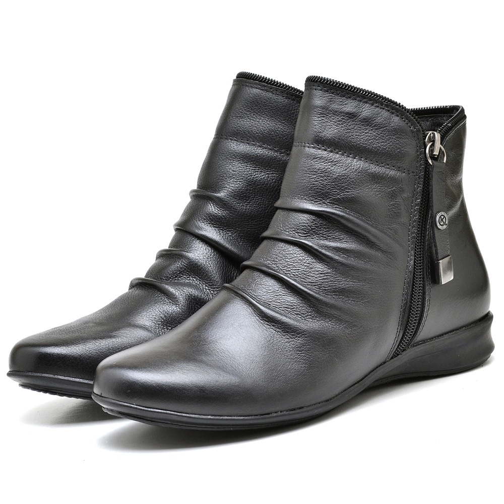 Botas femininas best sale rasteira cano curto