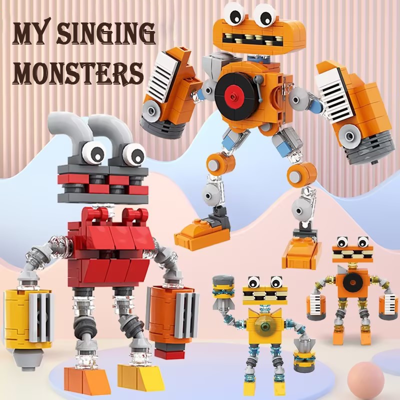 My Singing Monsters Wubbox Lego Blocos de construção para crianças Jogo Monster Choir Small Particle Brinquedos de Blocos de Construção Brinquedos Puzzle Um presente de aniversário para crianças