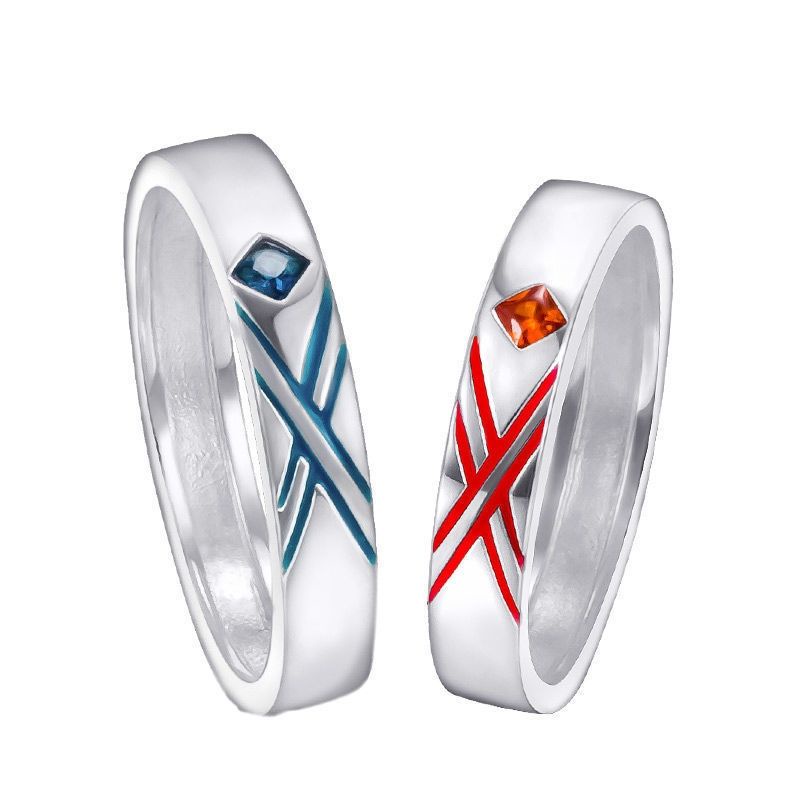 Anime Darling In The Franxx Ring HIRO ZERO TWO Cosplay Casal