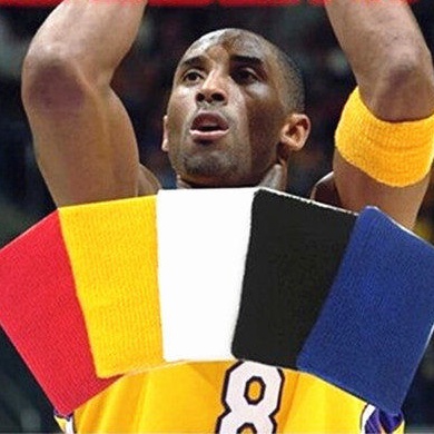 Cotoveleira de basquete Kobe James Sport toalha curta Cotoveleira