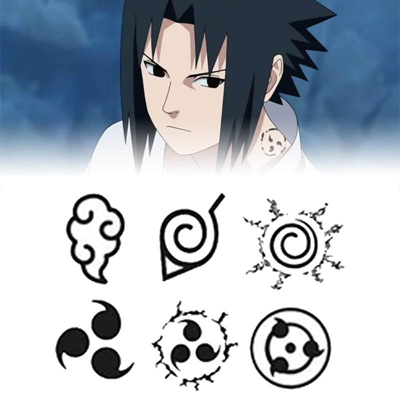 HIGH QUALITY 3D Anime Naruto Sasuke Uchiha Curse Mark/Sharingan