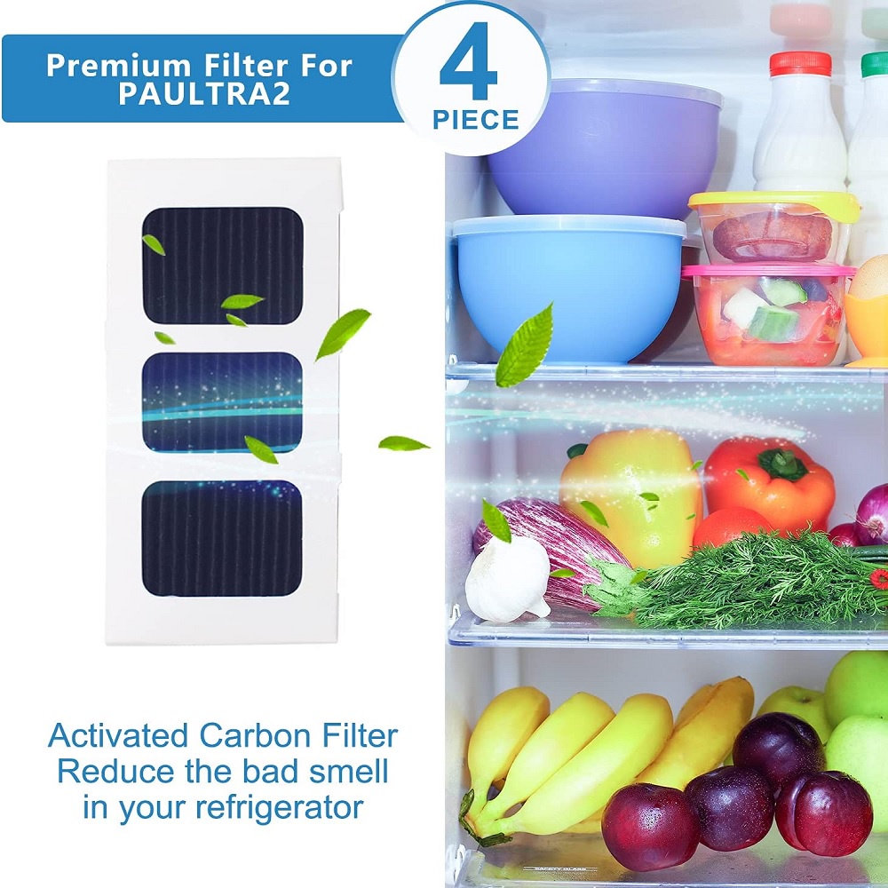 4X Replacement Refrigerator Air Filter For Frigidaire PAULTRA2 Pureair Ultra Ii Rvjfwvbaxfeeu1zd