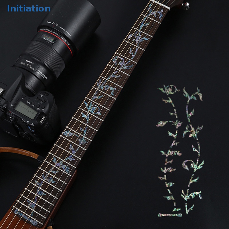 Iniciação Adesivos Acústicos De Violão Baixo Inlay Marcador De Fretboard Decalque Fret