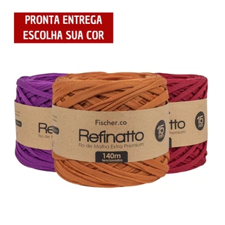 Fio de Malha Extra Premium Refinatto Fischer 15mm -140mts em Oferta na Shopee