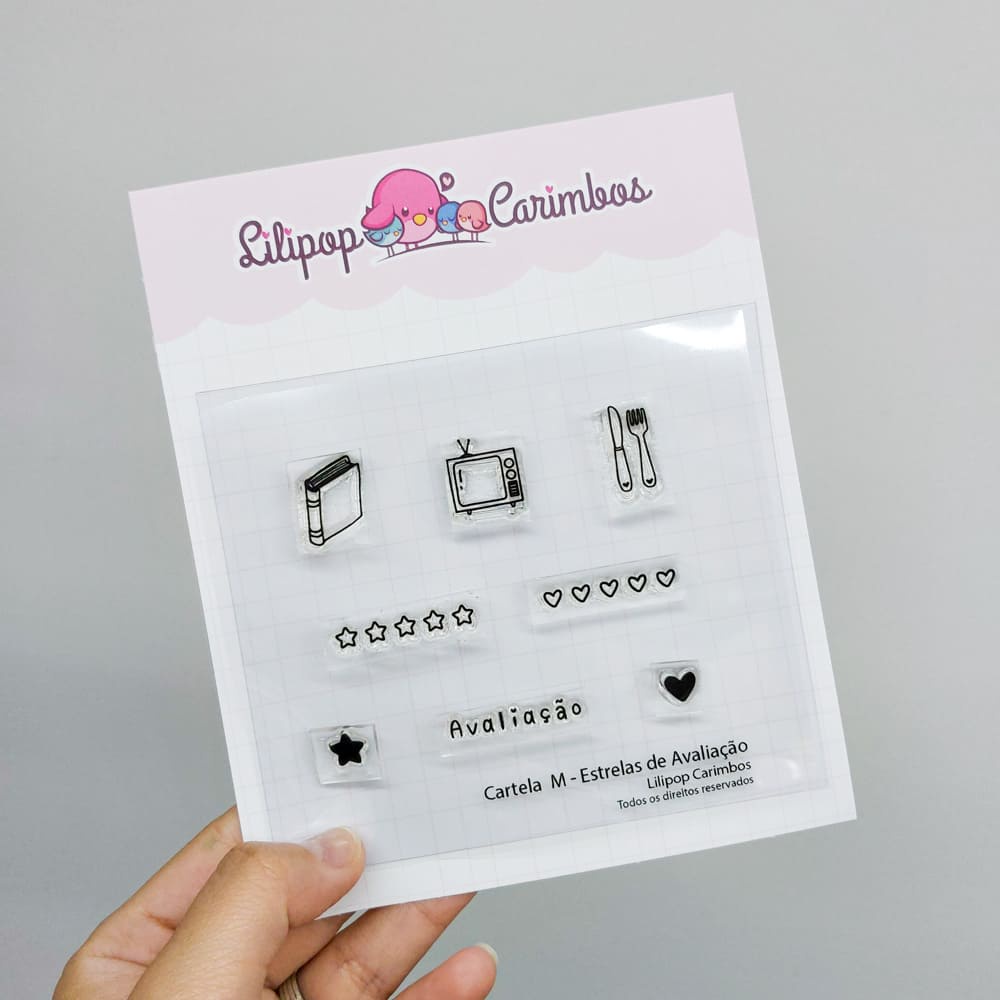 Kit de Carimbos M Estrelas de Avaliação - Lilipop