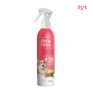 Banho A Seco Maciez Para Cachorro E Gato Pet Clean 240ml