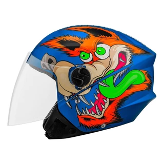 Capacete Masculino Feminino Aberto De Moto Urbano Motoboy New Liberty 3 Coyote Azul Fosco Pro Tork