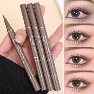 Delineador De Olhos Bobeini Ultra-Fino-Caneta Para Bicho-Da-Seda-Líquido-Lápis Sobrancelhas 4 Cores Marrom Mate Quick Dry Water-Impermeável , Longa Duração , À Prova De Suor ,-Cosméticos Os