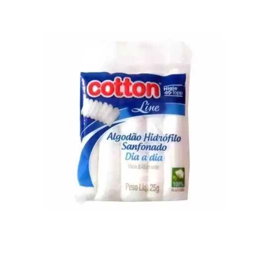 Algodão Hidrofilo Cotton Line 50g