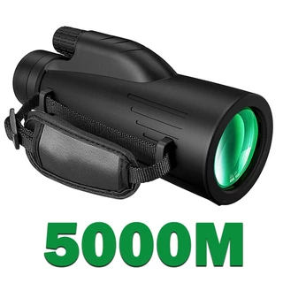 50000m Potente Telescópio Monocular 12 × 50 Visão Noturna De Longo Alcance Portátil De Alta Ampliação Jumelle Profissional