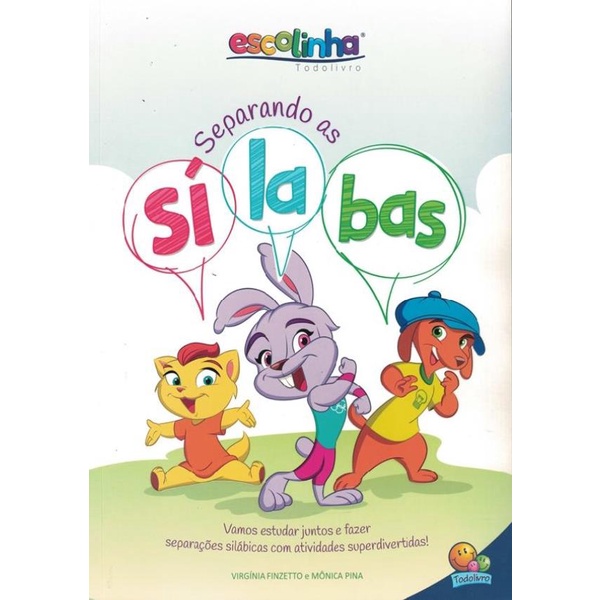 Escolinha Separando As Silabas: Volume Unico | Shopee Brasil