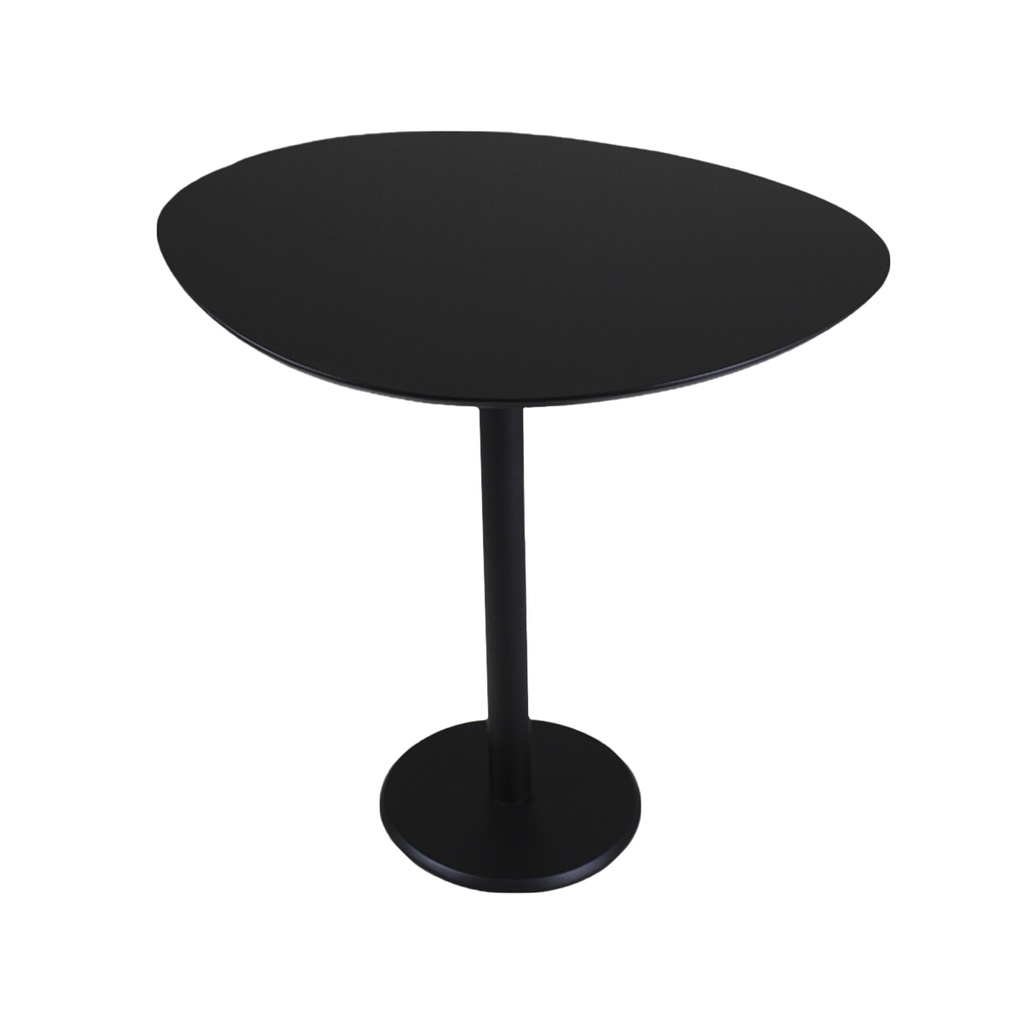 Mesa Lateral Monopé Laqueada Design Orgânico 35x50cm
