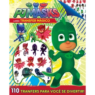 Pj Masks Livro Transfer Mágico