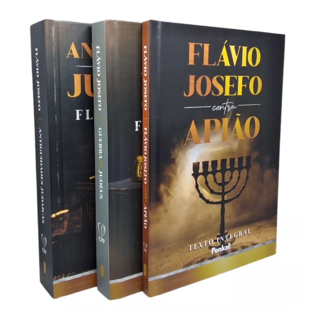 Box Com 3 Livros A Historia Dos Hebreus Flavio Josefo - Capa Dura ...