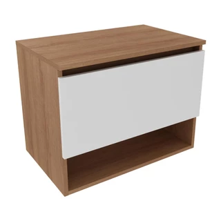 Gabinete Banheiro 1 Porta 60cm Suspenso Multimóveis VCR10086