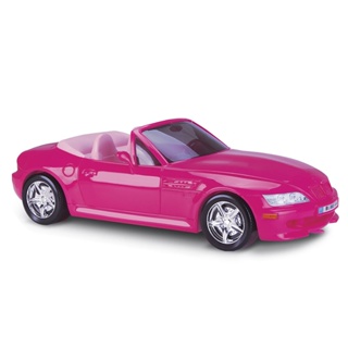 Kit Carro Rosa Conversível Serve Barbie + Barbie Original Mattel
