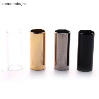 cheesenhujm 60MM Barra Deslizante De Guitarra De Aço Inoxidável Metal/Vidro Slides De Dedo Para Ukulele BR