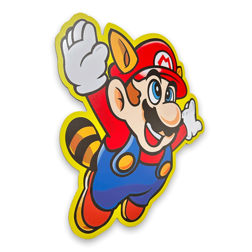 Placa Quadro Super Mario 3 - Decoração Geek