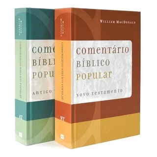 Box Comentário Bíblico Popular William Macdonald Antigo E Novo Testamento Capa Dura