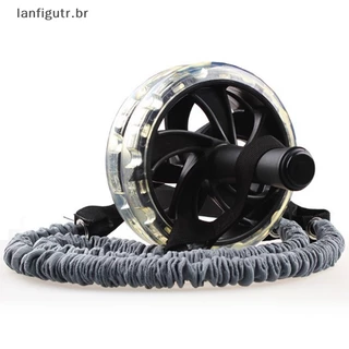 LAR 1PC Corda De Puxar Para Exercício De Emagrecimento Abdominal De Cintura Esticada Roda De Rolo BR