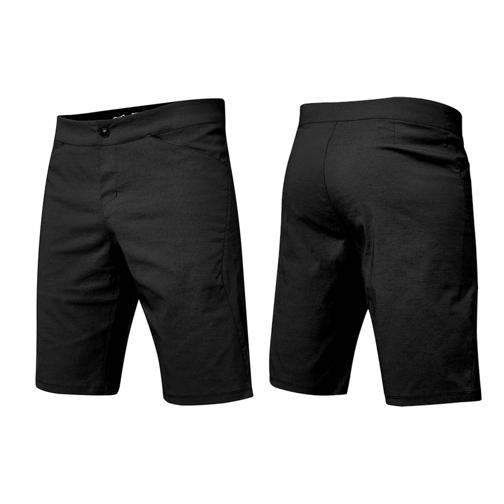 Bermuda Fox Ranger Lite Preta com Forro Destacavel Bike