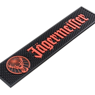 Bar Mat Jagermeister 60x12 Emborrachado Porta Copos Suporte De Garrafas Geladas Quentes Decoração Festa