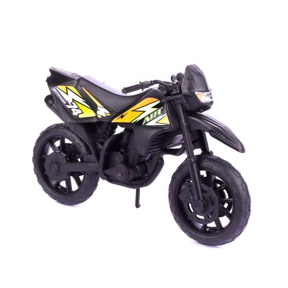 Moto Cross Neon Color 30x20Cm Brinquedo Infantil Presente Dia Das Crianças 87