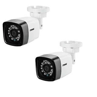 kit 2 Câmera Bullet 4x1 Hd 720p Lente 2,8mm Infra 20 Metros